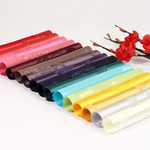 전통양단 모음 한복원단 테이블보, 전통양단(하늘색)