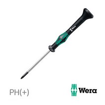 WERA 2050 십자정밀드라이버 00X40X97 ~ 1x80x97 mm 사이즈모음 베라, 00X60X97(118020)