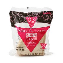 하리오 필터 VCF03 옐로우 100매, 단품