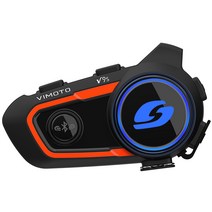 헤드셋 오토바이 업무용 하이바 방수 무전기 라이더 바이크 BLUETOOTH 이어폰 오토바이블루투스, 판매 V9S 실버+ 오렌지 또는 그린 랜덤몰딩케이스 1