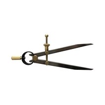 정밀 스프링 디바이더 캘리퍼 급속 조절 나침반 플랫 레그 6인치/150mm, 6 /150mm