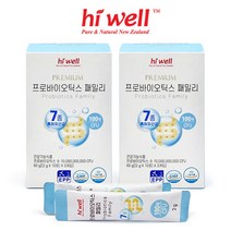 [하이웰] 프로바이오틱스 패밀리 유산균 30포 2통+쇼핑백, 단품, 단품