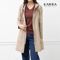 [카라] KARRA (77까지)후드집업허리스트링야상점퍼_KB1FJP008Q