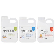 베이킹소다 과탄산소다 구연산 천연세제 화장실청소 얼룩제거 표백, 본품 - 과탄산 소다 500g