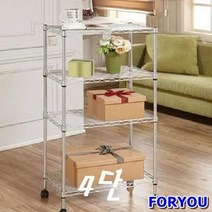 Foryou1742 세강매탈선반 파이 신4단 상턱 메탈선반 수납장 철재선반 앵글 선반, 상세페이지 참조