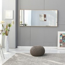 브라이트홈 스탠드 전신거울 인테리어 벽걸이 전신거울 400 600, 오크, 600 x 1680