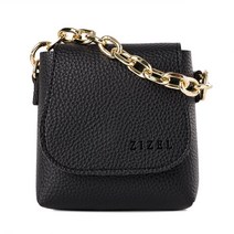 ZIZEL 골프공 거리측정기 벨트형 케이스 파우치 가방 볼 주머니 골프 힙색, 블랙