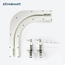 자동 커튼 조절기 전동 호환 슬라이드 90 135도 사용 가능한 코너 창용 최고의 및 블라인드 각도 아크 트랙