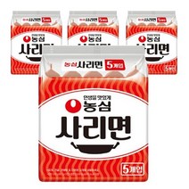 농심 사리면 멀티팩 5개입 110g, 4개
