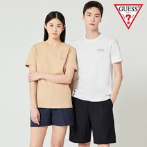 게스 게스 유니 라운드 미니로고 반팔티 NO2KE427