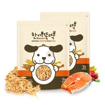 한끼뚝딱 소프트 국산 강아지 사료 2kg+사은품, 2, 3_연어 1kg x2 + 사은품