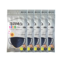 크리넥스 스타일마스크 키즈 블랙 3매입, 5매입