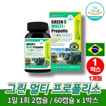 코스트코 약국 츄어블 브라질 그린 프로폴리스 액 아연 c 캔디 액상 캡슐 그린폴리스 면역에 좋은 영양제 페퍼민트 향, 1박스
