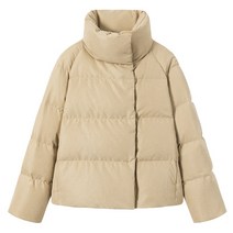 비건 숏패딩 핏 룩 뉴트로 롱 니트 점퍼 패딩 하객패션 커플 거위털 간절기 양털 단체 루즈핏 항공점퍼 화이트 커버낫