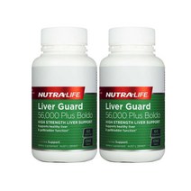 Nutralife 뉴트라라이프 리버가드 56000 플러스 볼도 간보호 60정 2팩 Liver Guard Plus Boldo, 2개