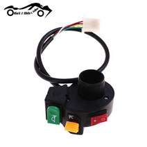 전기 자전거3in1 오토바이 스위치 전기 자전거 스쿠터 ATV 쿼드 라이트 턴 신호 경적 켜기/끄기 버튼 직경, 한개옵션0, 한개옵션1