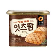 청정원 맛있는밑반찬 잇츠팜 통조림 햄 순돈육 추천 330g 자취 캠핑음식 간단한요리 간편식, 50개