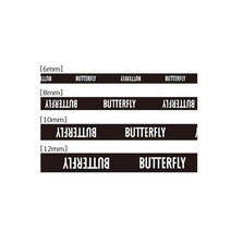 버터플라이 엣지 프로텍터 탁구라켓 사이드테이프 블랙 (스웨이드 48cm), 12mm