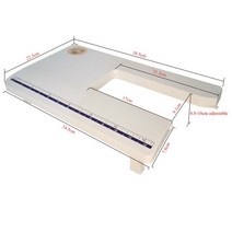 형제 가정용 재봉틀 테이블 미니 확장 플랫폼 2700 27PK, 2700 테이블