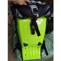 바이크탱크백 사이드백 오토바이 타고 하드 쉘 수하물 배낭 어깨 방수 Motocroos/모토 레이싱 보호 드롭 AB, 11 fluorescent green