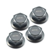 GPM 금속 알루미늄 24MM 휠 너트 타이어 ARA310929 아르마 1/5 크라톤 아웃캐스트 EXB 8S 4WD 몬스터 트럭 RC 자동차 업그레이드 부품용, [02] 라이트 그레이