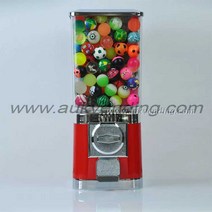문방구 뽑기 캡슐 동전 기계 머신 장난감 행사용, 빨간색