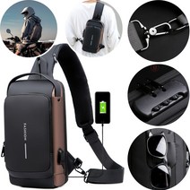 겨울 슬링백 락시스템 충전 크로스백 메신저백옆 으로매는 가방