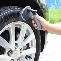 핸드형 타이어 세차솔 휠청소 브러시 거품세차 워터스팟제거 차량용솔 손세차 청소솔, 1개, 휠 브러쉬