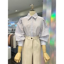 ab.f.z@ 스트라이프 퍼프 블라우스 AEX1HB35C