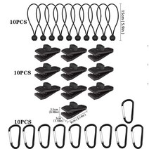 캐빈텐트 티피텐트 30 Diy 방수 헝겊 클립 천막 버클 캔버스 캐러밴 클로 트랩 나무 도구 텐트 Accessori, 10 H