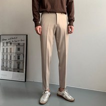 남자 탄탄한 기모 스판 슬랙스 팬츠 남자 방한 바지 봄 가을 겨울 코디 온장고 오피스 옷