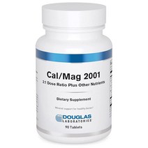 더글라스랩 Cal Mag 2001 칼맥 칼슘 마그네슘 750mg 90정 Magnesium and Vitamin D3 Tablets, 1통