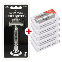 도루코 안전면도기 + 화장도 양날면도날 50p, 3세트