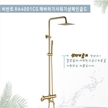 가운누리인 VIVANT-RA4001CG 해바라기샤워기 욕실수전(SUS304)/해바라기 샴페인골드 샤워기 비반트