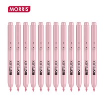 모리스 저스트클릭 마일드 형광펜 S, 12개, 핑크