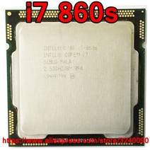 i713700k 인텔 코어 i7 860s 쿼드 2.53GHz LGA1156 8M 캐시 82W i7-860s 데스크탑 CPU 빠른, 한개옵션0