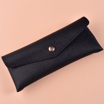 [레더키트]가죽공예DIY키트 자석버튼 필통만들기 1세트 천연사피아노 7색-학교 방과후 문화센터 수업재료, 블랙
