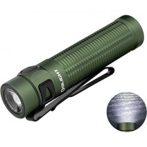 OLIGHT 오라이트 배턴3 프로 충전식 손전등 플래시 MCC3가 적용된 1500루멘 EDC L자형 스탠드가 소형 포켓 캠핑 및 비상용 고성능 LEDOD 그린 쿨 화이트, OD Green Cool White