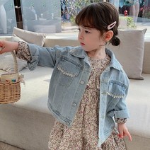 여아 레이스 청자켓, 110