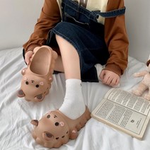 캐릭터 실내화 햄스터 기숙사 사무실 거실 논슬립 EVA