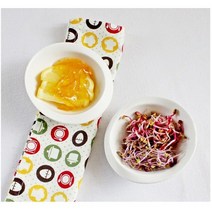 화이트 손잡이 소스기 간장종지 초장기 도자기 소스볼
