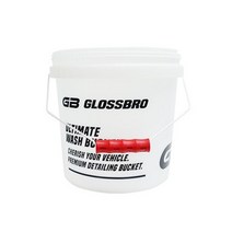 글로스브로 슈프림 버킷16L 화이트 + 레드 그립