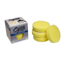 Cyclo (72135x44PK) 옐로우 파인 폼 커팅 패드 루프 포함 (4팩)