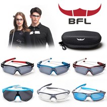 BFL OUTDOOR 스포츠고글 변색 편광렌즈 미러 선글라스 (+도수클립), 9001블랙