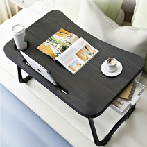 서랍형 다용도 접이식 스마트 폴딩 침대 태이블 환자용 좌식 1인 식탁 미니 캠핑 테이블, 브라운우드