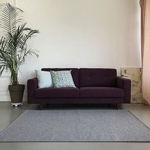 W77E341제리 대형 거실러그 서재 침실 사계절 카페트 인테리어매트, 차콜_200x290cm