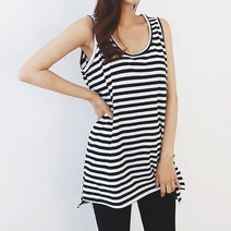 6컬러 레이어드 언발런스 롱나시