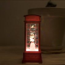 크리스마스 소녀 오르골 무드등 애니멀 동물 소품 실내 카페 인테리어 장식품 워터볼, (소형) 12번 소녀