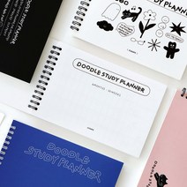 만년 스케줄 관리표 주간 계획표 위클리 플래너 4종 1세트, 01 화이트