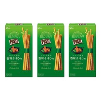 에자키 글리코 슈퍼 바삭바삭 프리츠 허브 풍미 치킨맛 55g x3개 묶음